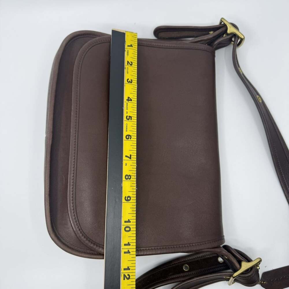 VTG 1997 Coach Patricia's Legacy 9951 Mahogany Brown Leather Shoulder Bag USA - Picture 14 of 16